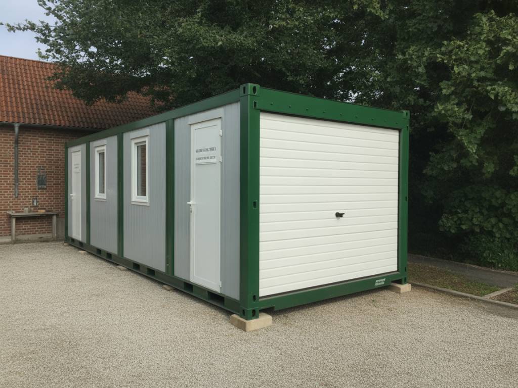 Garagen container als flexible alternative zur klassischen massivgarage